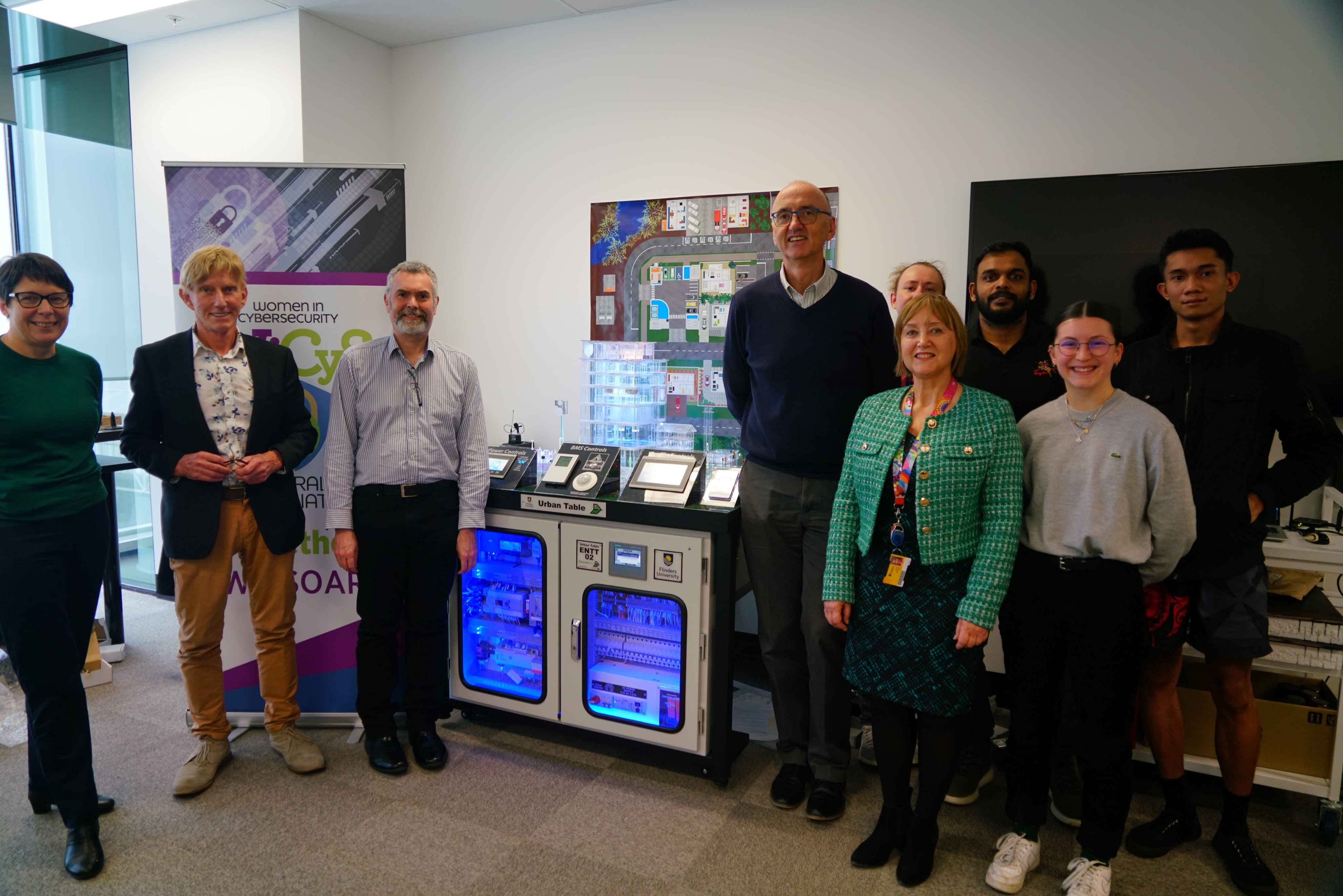 Flinders University Project table, smart city, Elena Sitnikova & Alistair Rendell
